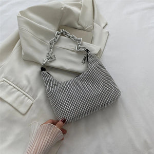 Rhinestones Evening Clutch Bag for Women Girls