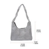 Rhinestones Evening Clutch Bag Women Wedding Purse Handbag