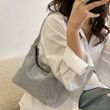 Rhinestones Evening Clutch Bag Women Wedding Purse Handbag