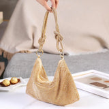 Rhinestones Evening Clutch Bag for Women, Elegant Wedding Purse