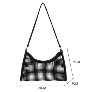 Rhinestones Evening Shoulder Bag Women Dinner Party Wedding Handbag