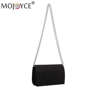 Rhinestones Evening Shoulder Bag for Women