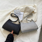 Crystal Rhinestones Shoulder Bag Evening Clutch Handbag