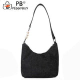 Rhinestones Shoulder Bag Crystal Female Dinner Party Wedding Purses Handbag