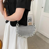 Rhinestones Shoulder Crossbody Bag Diamond Chain Messenger Bags
