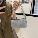 Rhinestones Shoulder Crossbody Bag Diamond Chain Messenger Bags