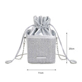 Sparkling Rhinestones Women Shoulder Bag