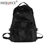 Rhombus Nylon Backpack for Student School Travel