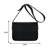 Rhombus Flap Shoulder Bags Handbags Adjustable Strap Tote Bag Satchel