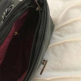 Rhombus Shoulder Bag Women PU Leather Crossbody Chain Messenger Flap Square Bag