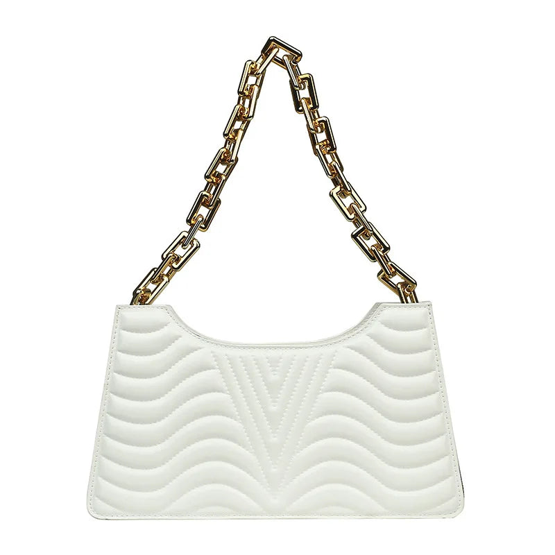 Rhombus Shoulder Bag PU Leather Handbag