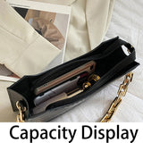 Rhombus Women's Shoulder Bag PU Leather Handbag