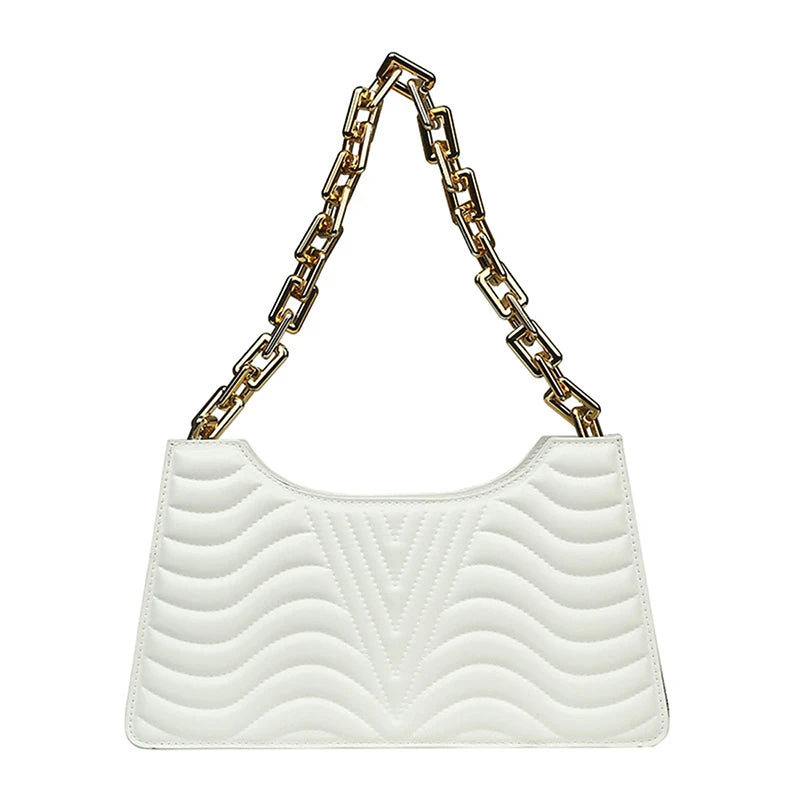 Rhombus Women's Shoulder Bag Solid Zipper Handbags