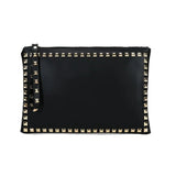 Rivet High Leather Handbag Crossbody Shoulder Bag Envelope Clutch