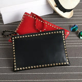Rivet High Leather Handbag Crossbody Shoulder Bag Envelope Clutch