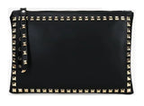 Rivet High Leather Handbag Crossbody Shoulder Bag Envelope Clutch
