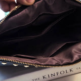 Rivet High Leather Handbag Crossbody Shoulder Bag Envelope Clutch