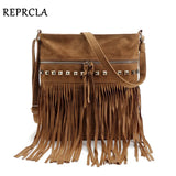 Rivet Tassel Women Bags Shoulder Messenger Bags Crossbody Bolsa