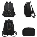 Women's Nylon Backpack Large Capacity Anti-Theft Backpack
