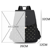Women's Nylon Backpack Large Capacity Anti-Theft Backpack