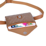 Rivets Waist Pack Fanny Pack Small Women Waist Bag Punk Style Belt Bag