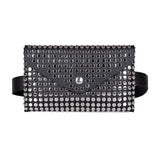 Rivets Waist Pack Fanny Pack Small Women Waist Bag Punk Style Belt Bag