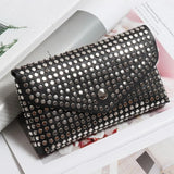 Rivets Waist Pack Fanny Pack Small Women Waist Bag Phone Pouch Punk Belt Bag