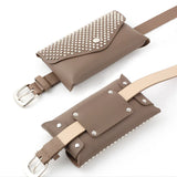 Rivets Waist Pack Fanny Pack Women Waist Bag Phone Pouch