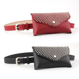 Rivets Waist Pack Fanny Pack Women Waist Bag Phone Pouch