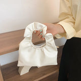 Ruffle Handle Crossbody Bags for Women Ladies Messenger