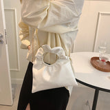 Ruffle Handle Crossbody Bags for Women Ladies Messenger
