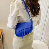 Small Shoulder Bag for Women High Solid PU Leather Crossbody Messenger Bag