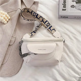 Khaki Saddle Crossbody Chain Bag Fanny Pack Women Shoulder Belt Bag