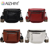 Soft Leather Crossbody Bag for Women - Casual Chest Belt Pack for Outdoor Travel
