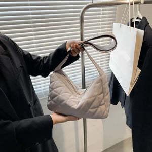 Quilted Crossbody Handbag for Travel Shopping