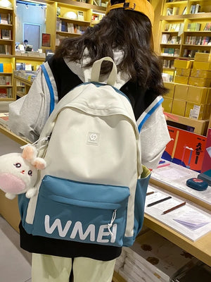 Women's School Bag College Student Backpack