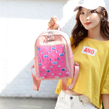 Teenage Girl School Bag, Women Backpack Solid Shoulder Bag