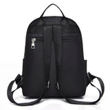 Teenage Girl School Bag, Women Backpack Solid Shoulder Bag