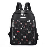 Teenage Girl School Bag, Women Backpack Solid Shoulder Bag
