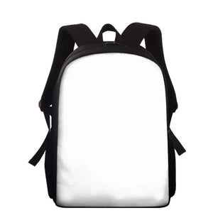 Cartoon Anime Pattern School Backpack for Boys Girls