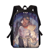 Cartoon Anime Pattern School Backpack for Boys Girls