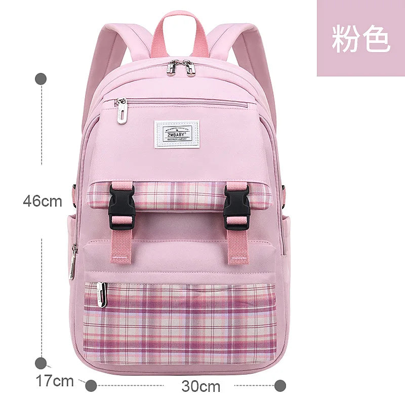 Waterproof School Bag for Girls Large Children Backpack