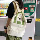 Nylon School Backpack Women Bagpack Waterproof Backpack