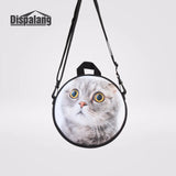 Small School Bag for Girls Mini Shoulder Bag Round Bag Preschool Book Bag