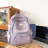 Nylon Backpack Laptop Travel Bag Teen Girl College Large Schoolbag