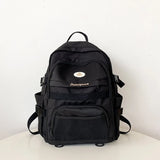 Nylon Backpack Laptop Travel Bag Teen Girl College Large Schoolbag