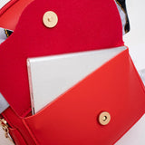 School Shoulder Bag PU Leather Adjustable Straps Casual Shopping Backpack