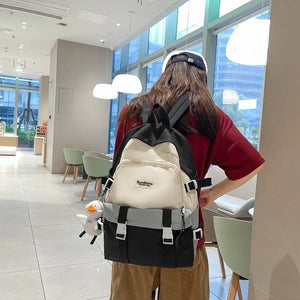 Teenarge Student Schoolbag Travel Backpack Large Capacity Women's Backpack