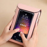 Soft PU Leather Mini Crossbody Phone Bags for Women