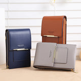 Soft PU Leather Mini Crossbody Phone Bags for Women